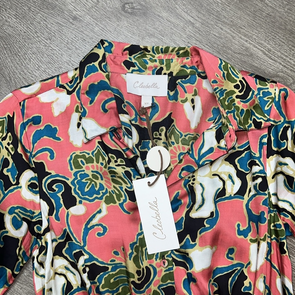 Cleobella‎ Edna Long Sleeve Midi Dress Gypsy Bloom - Picture 8 of 16